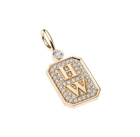 harry winston logo charm.